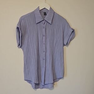 Emery Rose crinkle blouse L